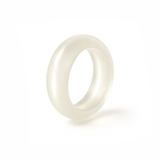 Pierścionek z kamienia naturalnego Kocie Oko biały