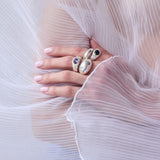 "Sote" ring with silver plating