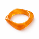 Transparent Yellow Resin Bracelet
