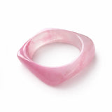 Bransoletka Transparent Pink z żywicy