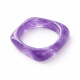 Bransoletka Transparent Violet z żywicy