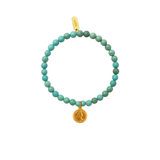 Bransoletka z turkusu z zawieszką