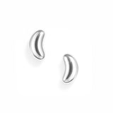 Kolczyki BEANS, srebro pokryte ceramiką mini