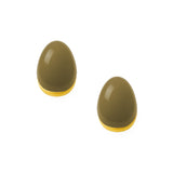 Kolczyki Tears mini z emalią Herbe 1 cm