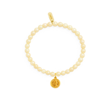 Bransoletka z masy perłowej z zawieszką