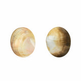 Kolczyki Muszle XL 5,5 cm z pozłacanym sztyftem