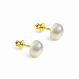 Kolczyki z kamieniem Kocie Oko roż - srebro 925 w pozłoceniu 24k