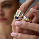 Pierścionek z kolekcji Echo silver regulowany