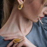 Kolczyki z kolekcji Sweet&Sour w pozłoceniu 24k