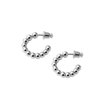 Kolczyki z kulek posrebrzane