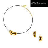 Zestaw naszyjnik i kolczyki Beans mini 1,5 cm