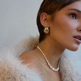 Kolczyki Tears w pozłoceniu 24k złotem - 3cm