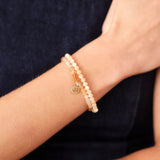 Bransoletka z masy perłowej z zawieszką