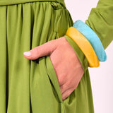 Bransoletka Transparent Ocean z żywicy