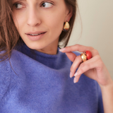 Pierścionek "Sote" w pozłoceniu 24k złotem