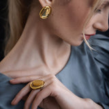 Pierścionek z kolekcji Sweet&Sour w pozłoceniu 24k Regulowany