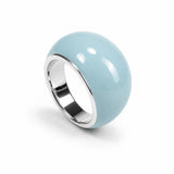 "Olive" ring with enamel
