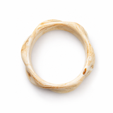 Bransoletka Transparent Milk coffe z żywicy