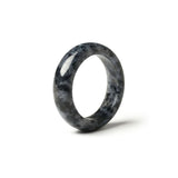 Pierścionek z kamienia naturalnego Sodalitu, szary