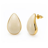 Náušnice Tears pozlacené 24k zlatem - 3cm