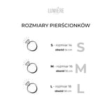 Pierścionek z kamienia naturalnego Agatu fasetowany, czarny